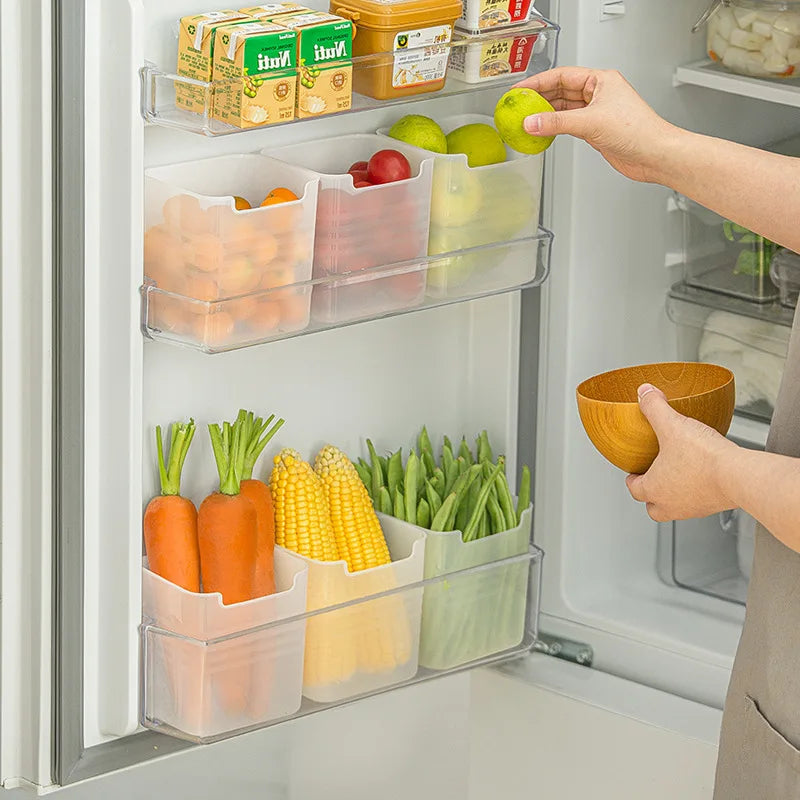 Fridge Side Door Organizer Box — Food-Safe Storage