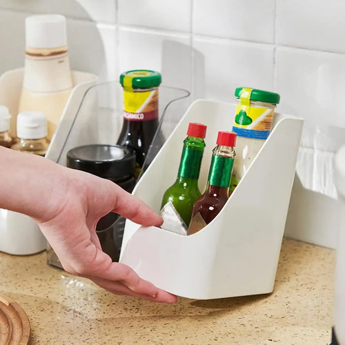 Fridge Organizer Bin — Transparent Storage Box for Fridge & Freezer