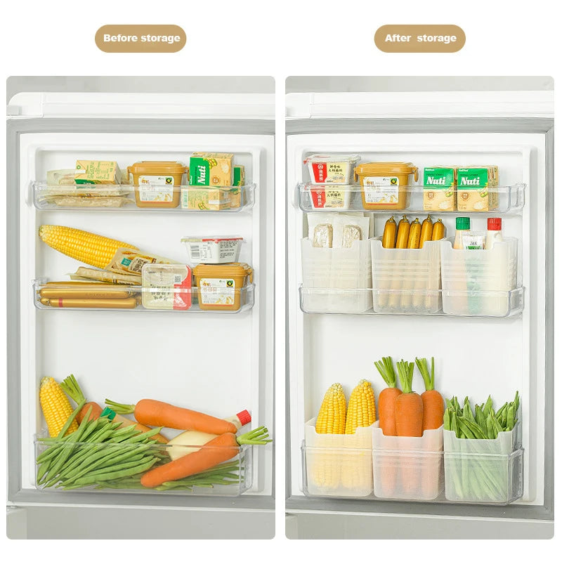 Fridge Side Door Organizer Box — Food-Safe Storage