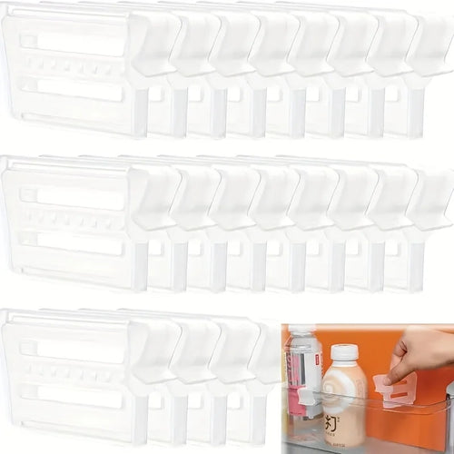 Adjustable Refrigerator Space Divider & Drink Organizer